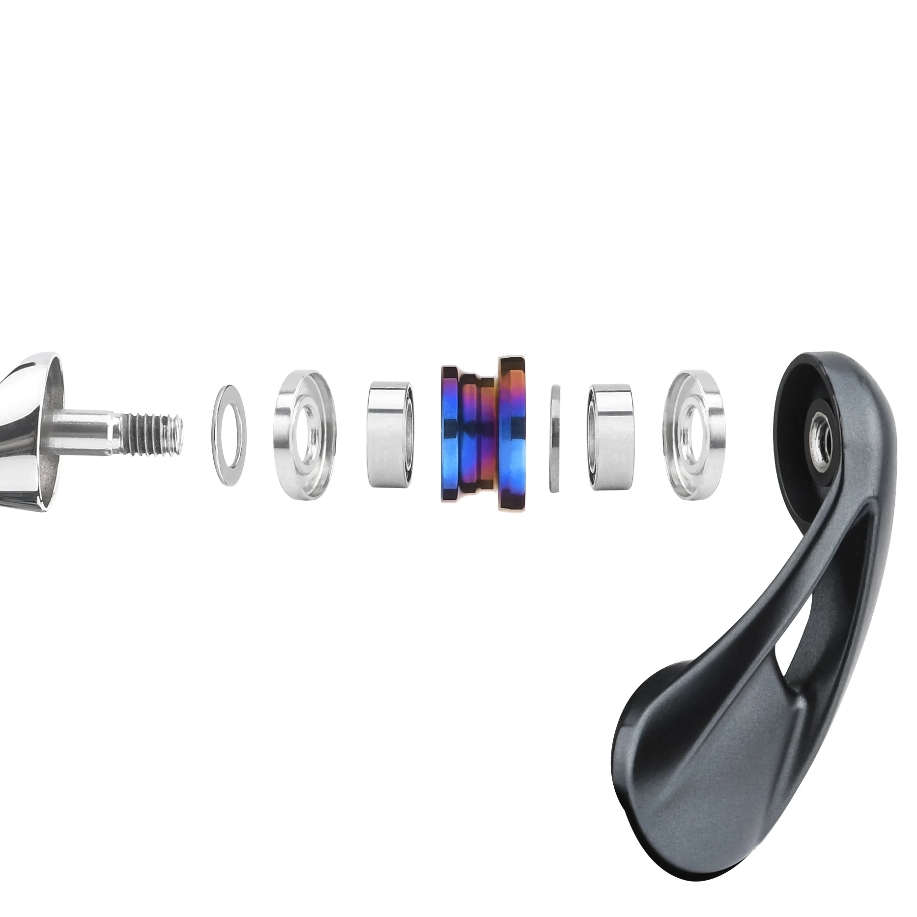 Rodillo de sedal de pesca de titanio Gomexus HS7 para Daiwa 23 Airity 2500 22 Exist LT 2000h 2500 2500S Spinning D2101 - imagen 3