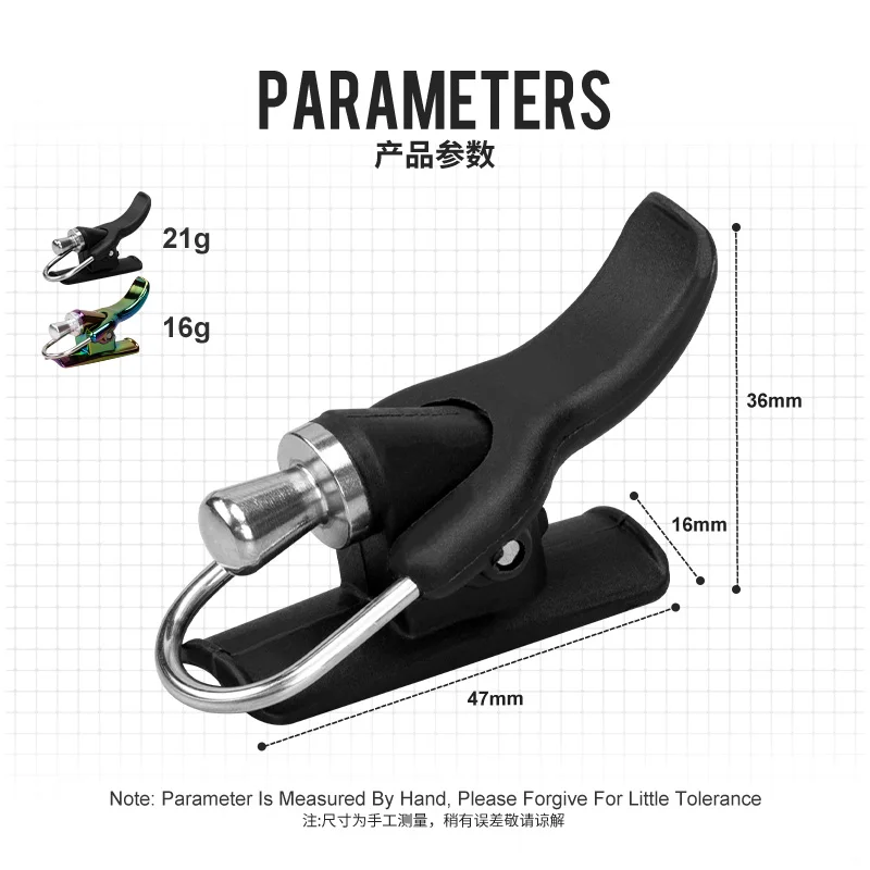 OBSESSION-cañón de separación para pesca marina, abrazadera para pistola de lanzamiento, botón de pulgar, gatillo de fundición para Surf, Clip de barril, Protector de dedos de pescado - imagen 3