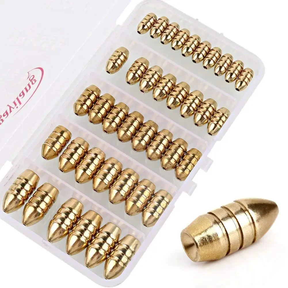 39Pcs Brass Sinker
