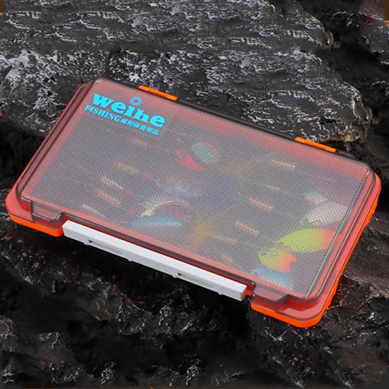 WEIHE-Juego de Señuelos de Pesca giratorios de Metal, Kit de cebo con cuchara de Metal, Combo de Señuelos giratorios, 12 Uds. - imagen 2