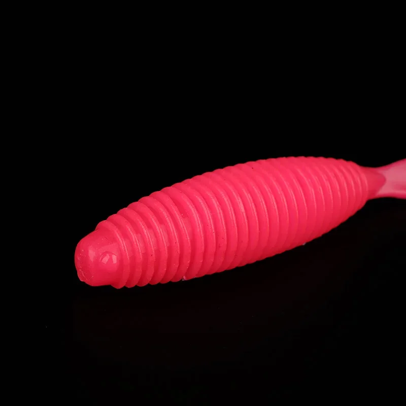 Ardea-señuelo de pesca de gusano, cola larga en espiral, 105mm/110mm/125mm, cola curva de silicona, Wobbler, Swimbait, aparejos de lubina - imagen 2