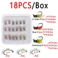 18pcs flies with box