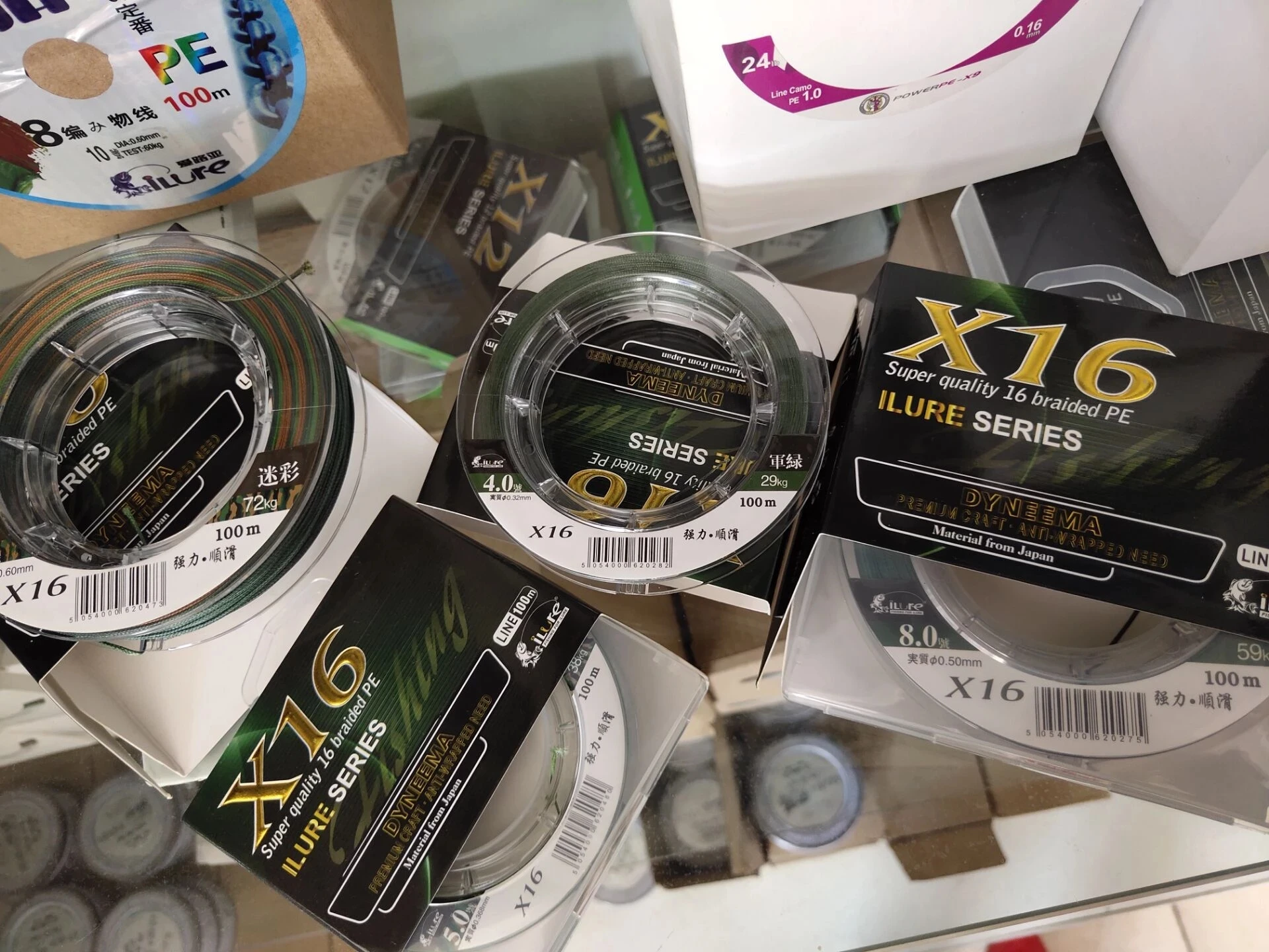 ILURE-sedal de pesca trenzado, 16 hebras, 100M, PE, multifilamento, para agua salada, 16 hilos, accesorios de pesca - imagen 5