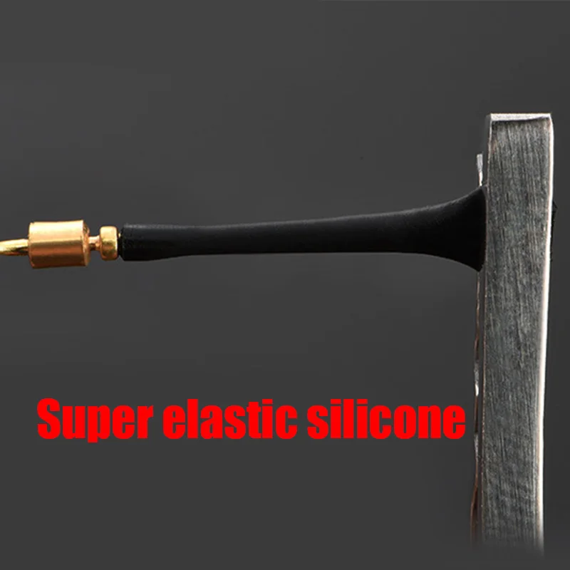 Flotadores de pesca de deriva, asiento de cabeza de cobre, Bobber de goma para flotador de pesca Led, accesorios de asiento de boya de rotación, 10 unids/lote - imagen 3