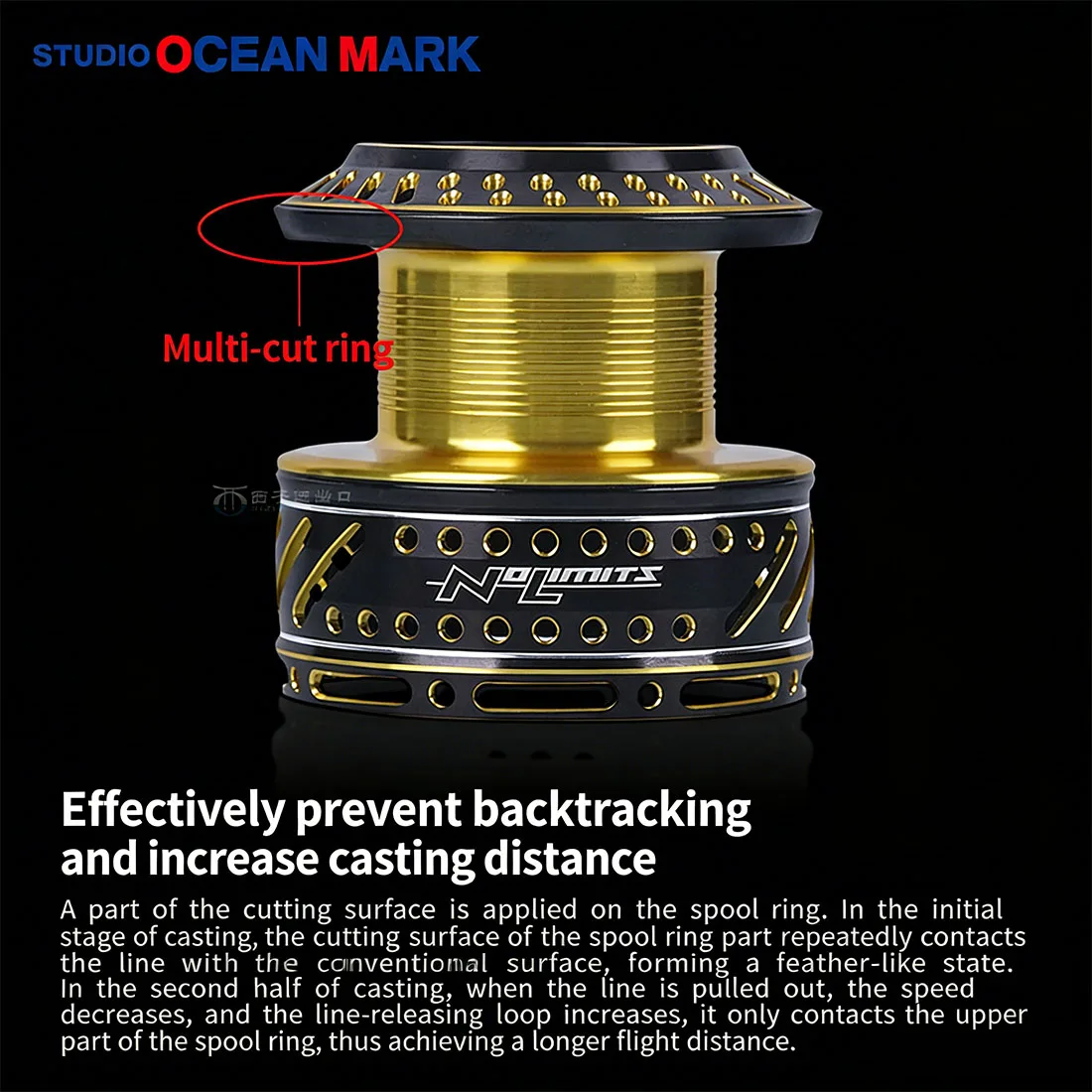 Carrete OCEAN MARK Premium 20SW 6000S-BG para Shimano STELLA/TWIN POWER SW 9kg de arrastre carrete de juego grande de agua salada de alto rendimiento - imagen 2