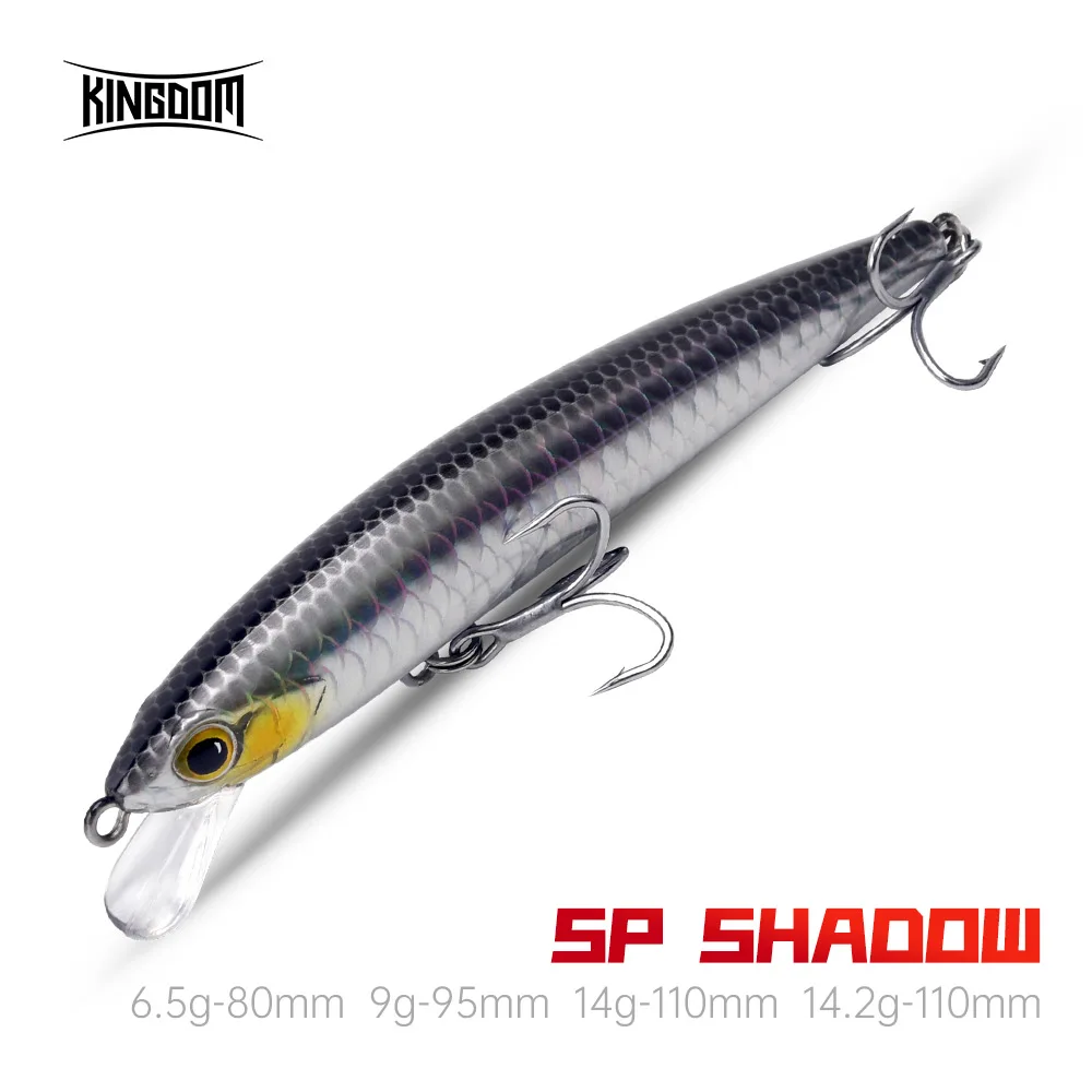 Kingdom SP Minnow – Señuelo colgante jerkbait para lubina y lucio