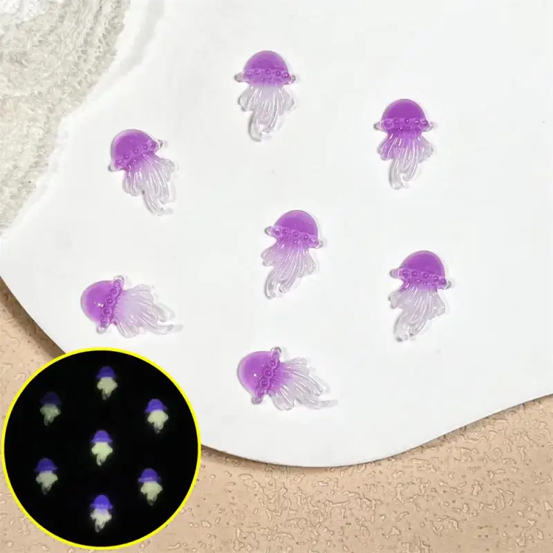 Pegatinas de medusas para manicura, 1/2/3 piezas, dos colores, impermeables y duraderas, diseño Smd, fáciles de llevar, exquisitas y bonitas - imagen 5
