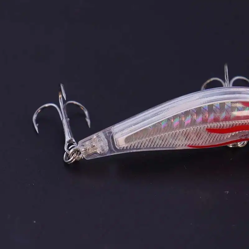 Señuelo de pesca de 8cm y 6,5g, señuelo de piscardo que se hunde lentamente, con revestimiento láser, cebos duros artificiales realistas para pesca en agua dulce y salada - imagen 3