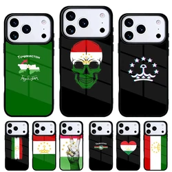 Funda iPhone con bandera de Tayikistán – Protección trasera universal