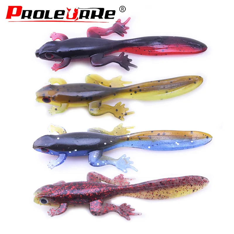 Señuelo de pesca de gusano de agua flotante, anzuelo blando Wobbler, 80mm, 3,5g, olor a sal, aparejos de pesca de lubina Swimbait de silicona, 6 uds. - imagen 4