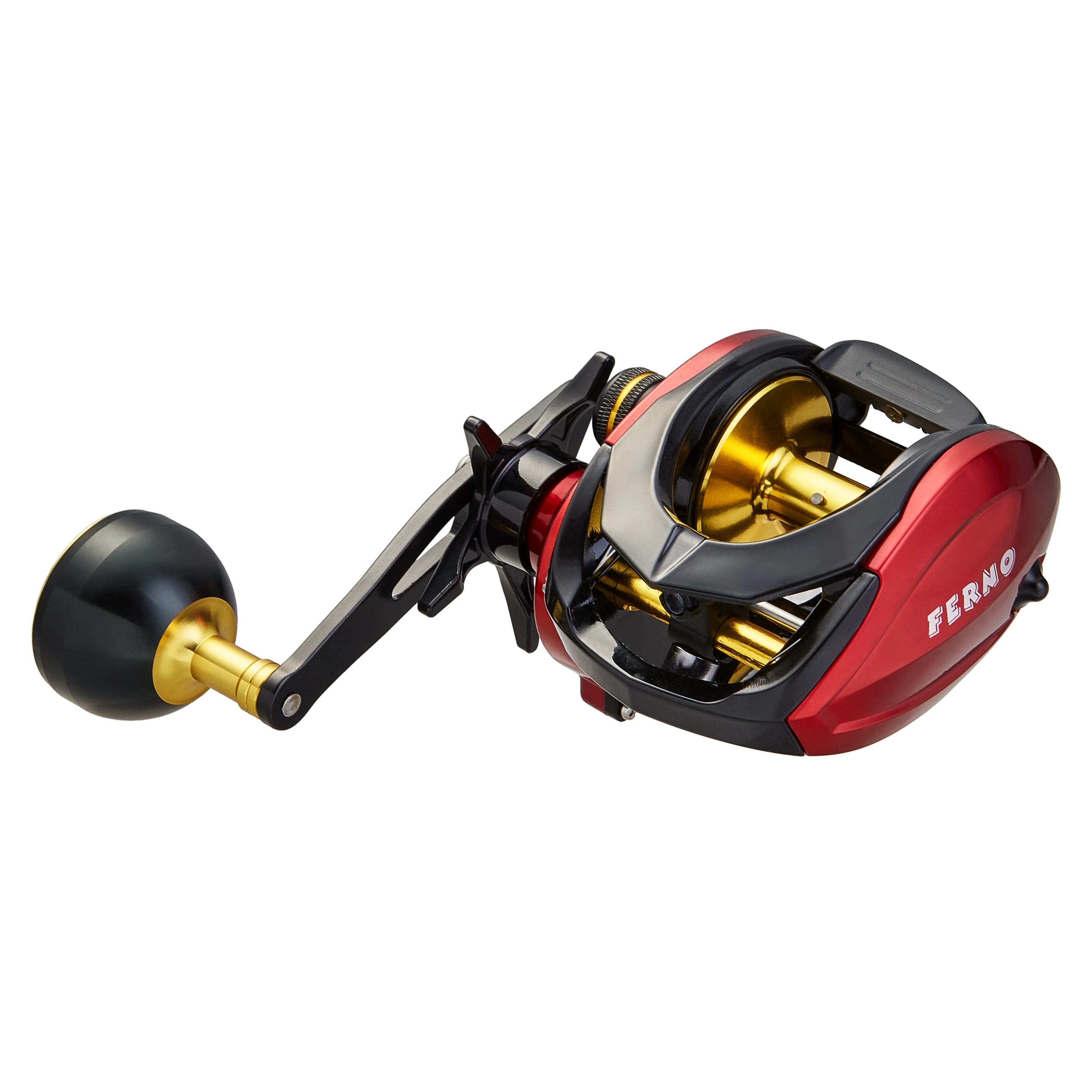 Carrete de aluminio mecanizado CNC para Baitcasting, mango de cuerpo de carbono, arrastre de 33lb/15KG, mango de potencia única, agua dulce y salada - imagen 4