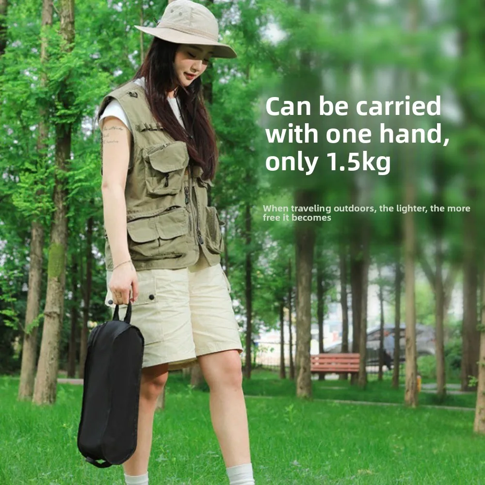 Silla plegable ultraligera portátil para exteriores, silla ergonómica desmontable para acampar, cómoda silla de playa para jardín - imagen 5