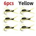 6pcs Yellow
