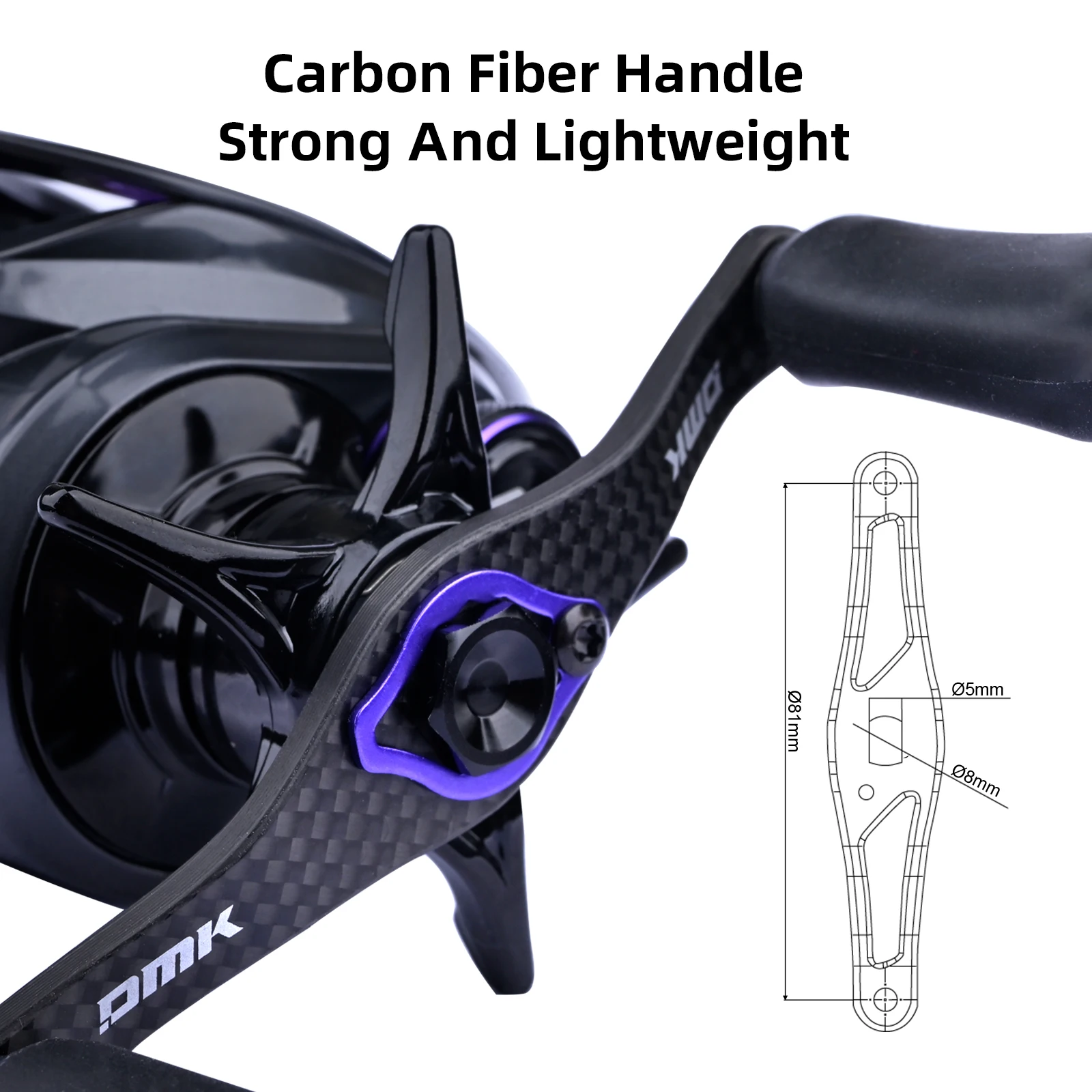 PURELURE CHEETAH AIR Carrete Baitcast 3 Modos DC – Fibra Carbono - imagen 5