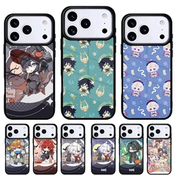 Funda Genshin Impact Chibi para iPhone 16 Pro Max – Carcasa trasera