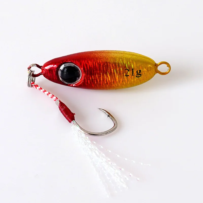 Señuelos de pesca con plantilla de Micro Metal, 5,5g/7,5g/10g/14g/17g/21g, cuchara de Jigging de fundición a tierra, herramientas de pesca con cebo Artificial de agua salada - imagen 3