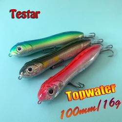 Testar Señuelo Topwater Lápiz para Lucio Walking the Dog - Acción
