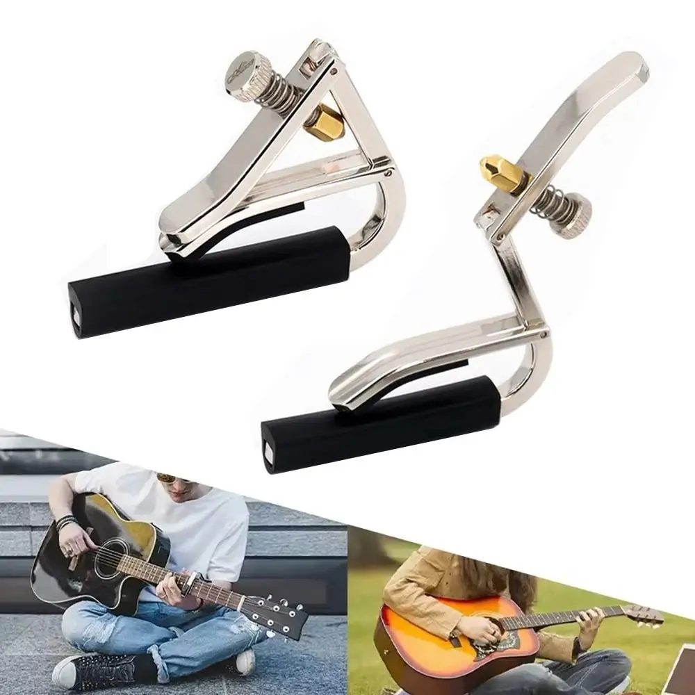 Capos de guitarra Guitarra clásica/acústica/eléctrica Abrazadera de afinación de metal Accesorios para instrumentos musicales de guitarra - imagen 5