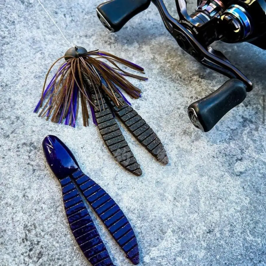 Japón KEITECH Flex Chunk Bearded Man JIG cebo de piel de cerdo de imitación especial, señuelo cebo suave importado - imagen 4