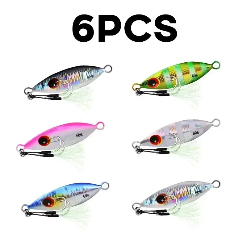 Inchiku Metal para Slow Jigging – Señuelo de Pesca en Agua Salada