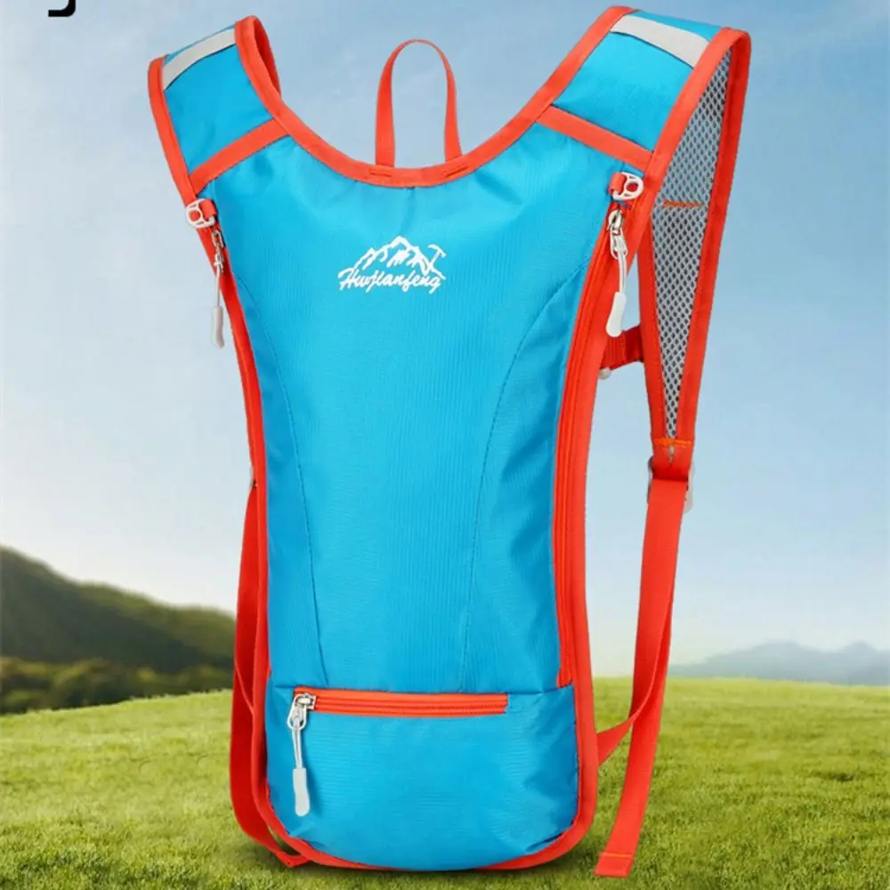 Chaleco de hidratación para correr transpirable, bolsa de hidratación para correr impermeable ultraligera, mochila de agua de Material de nailon con múltiples bolsillos - imagen 5