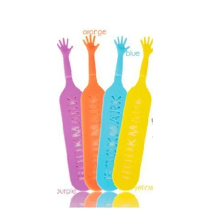 4 colores/juego marcapáginas niños marcas de Material libro Bloc de notas novela nota adhesiva artículo de lectura regalo para niños libro de papelería - imagen 3