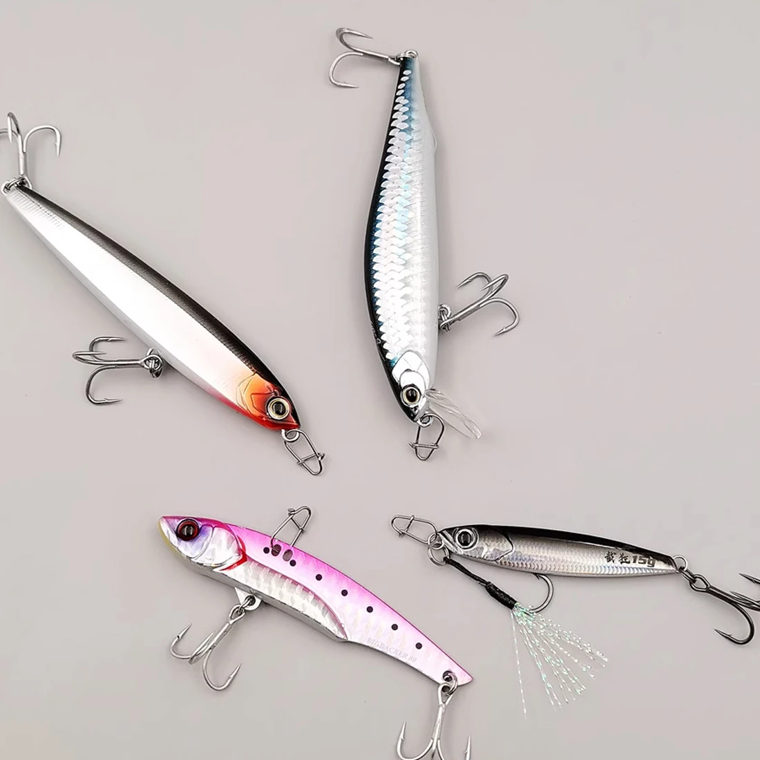 FishTrip-conector de Clip de pesca de 200 piezas, señuelo de acero inoxidable con juego de caja, aparejos de Terminal de cambio rápido - imagen 4