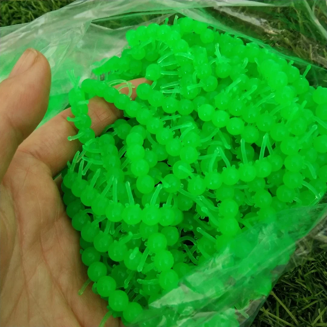 100 granos 4mm 6mm cebo de pesca pesca de carpa bola de burbuja pez huevo señuelo carpa Artificial pescado frijol Boilies - imagen 5