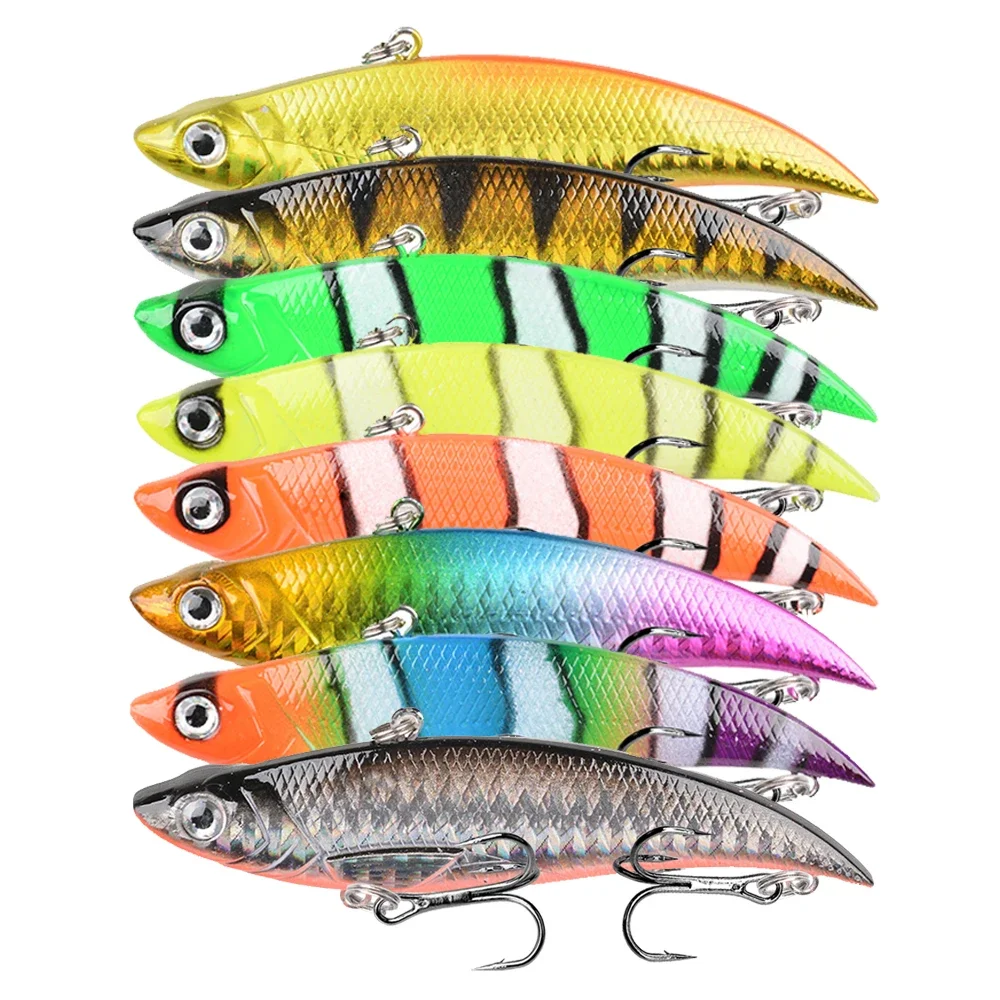 Señuelos de Pesca VIB, cebo duro de mimbre de fundición larga de 90mm y 17g, vibración Artificial, para trucha, aparejos de Lucio, 1 unidad - imagen 3