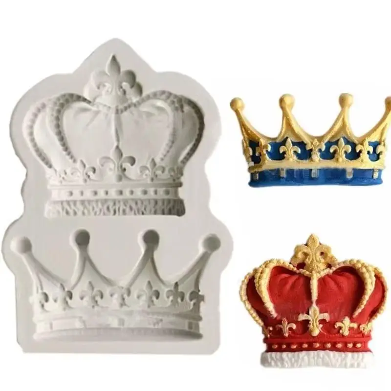 Molde silicona 3D coronas princesa y reina – fondant y resina - imagen 5