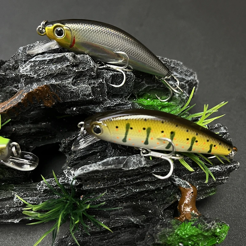 Señuelos de pesca de pececillo que se hunden, 9g, 65mm, Jerkbait de fundición larga, cebo Artificial, Wobblers para Lucio, lubina, trucha, Swimbait, equipo de pesca - imagen 4