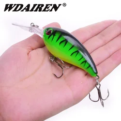 Crankbait Topwater Wobblers señuelo lubina anzuelo triple
