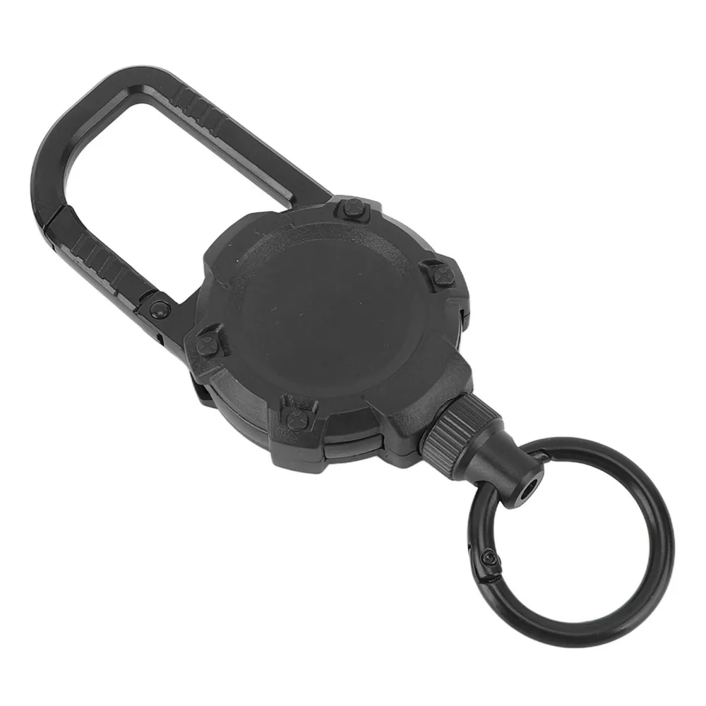 LLavero de mosquetón magnético, llavero de mosquetón ligero y resistente, llavero retráctil antipérdida para actividades al aire libre - imagen 5
