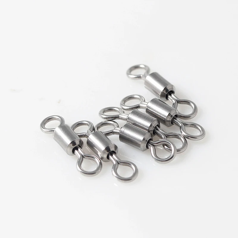 2000 Uds. Conector de Pesca de agua salada de mar giratorio de acero inoxidable, anzuelo de Pesca de carpa, señuelo, aparejos a presión, accesorios de Pesca - imagen 5