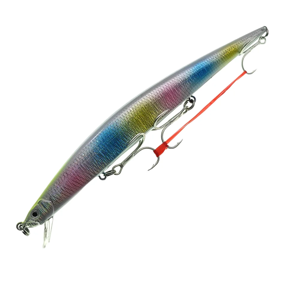 Señuelo flotante para pesca en el mar, cebo con ojos 3D, anzuelos fuertes, 1 piezas, 17cm, 30g - imagen 4