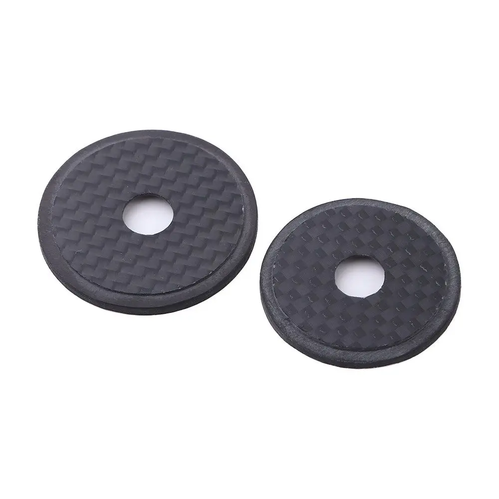 Tubo de cabeza a prueba de polvo para auriculares de bicicleta, tapa superior de fibra de carbono, con tornillo, 31,8mm, 28,6mm - imagen 2