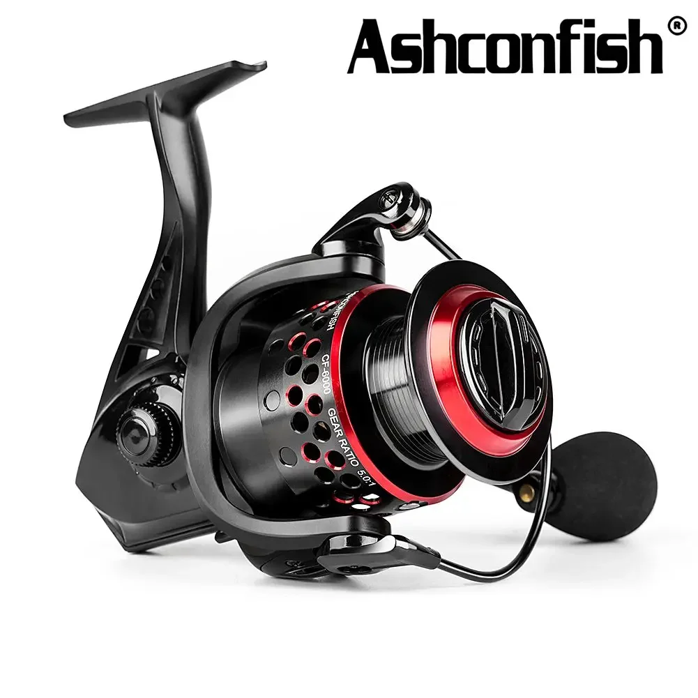 Carrete Spinning Ashconfish de aluminio 12BB – Lubina y carpa