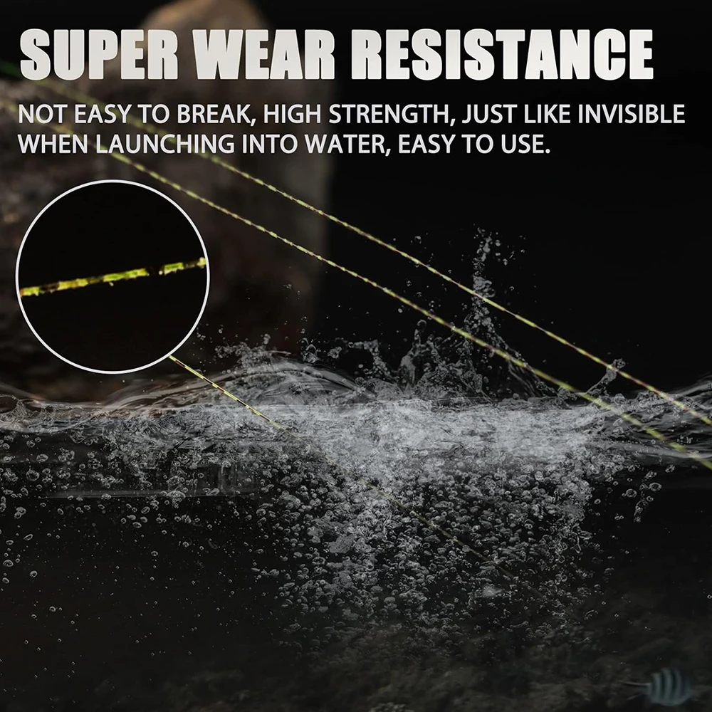 Línea de pesca Invisible THORNSLINE de 3000M, señuelo líder con revestimiento de nailon, línea de fluorocarbono de 4-38LB, accesorios de pesca japoneses nuevos - imagen 4