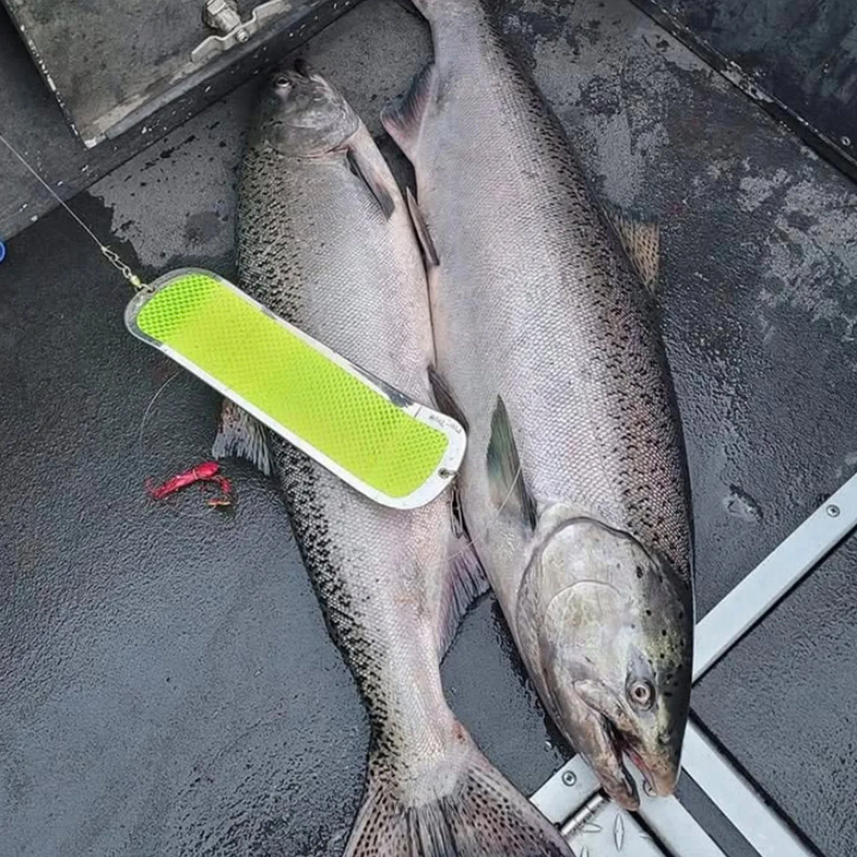 Cebo de hoja de cuchara de Metal pesado fundido de arrastre, 27g, agua salada, pesca de curricán de agua dulce, pesca de salmón, trucha - imagen 3