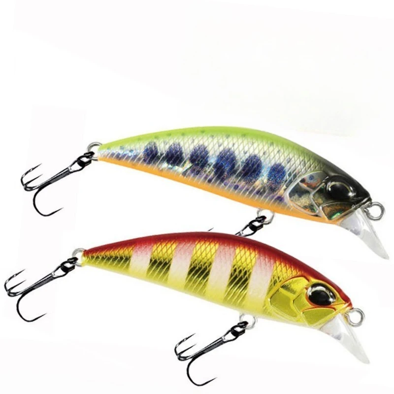 ALASICKA japonés 15 colores 4,8 cm 4g cebo Artificial Wobbler señuelo para trucha lubina pesca de carpa Mini hundimiento Minnow Señuelos de Pesca - imagen 3