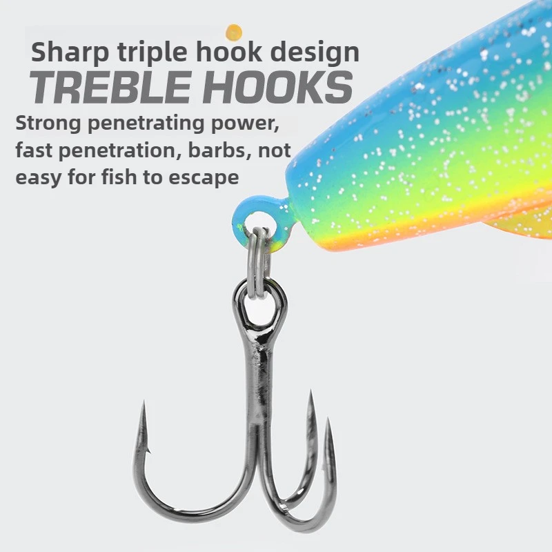 Señuelos de pesca en hielo Vib de invierno, 18g, 28g, cebo vibratorio Wobbler de fundición larga, resistente a bajas temperaturas, lubina inferior - imagen 5