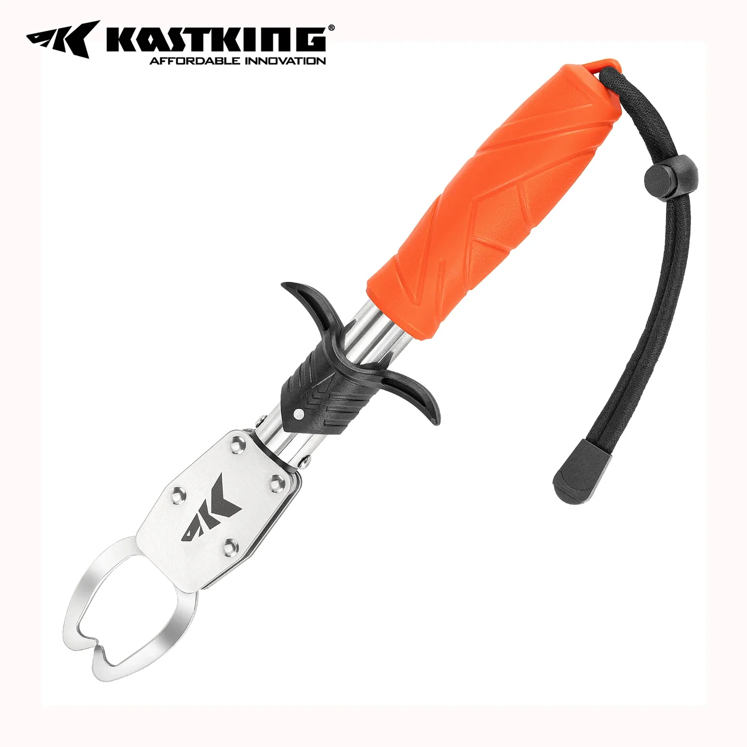 KastKing-empuñadura de labio de 9 ", herramienta de aterrizaje de peces de acero inoxidable resistente a la corrosión con mango de elastómero antideslizante, gatillo de fácil uso - imagen 2