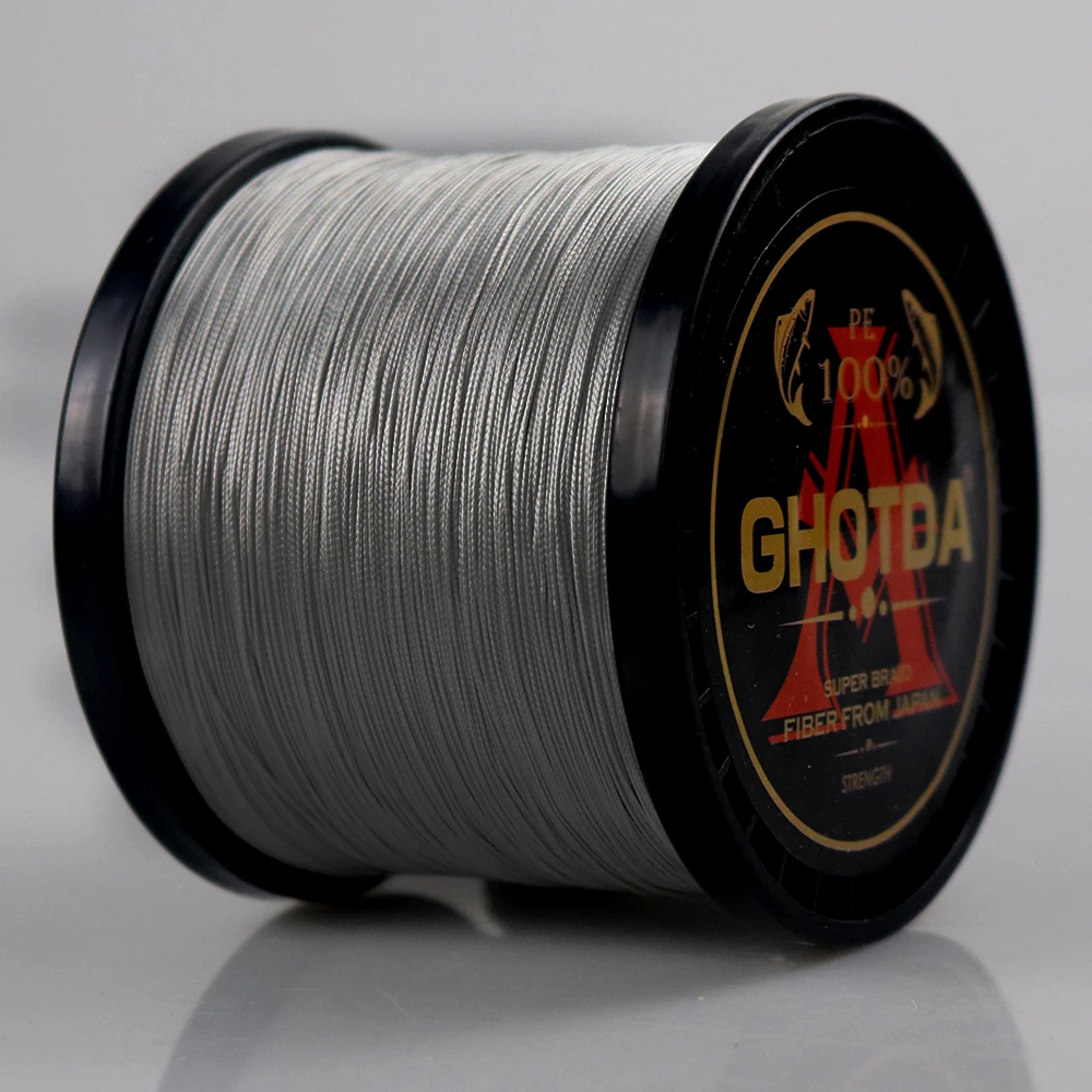 GHOTDA12 hebras multifilamento PE trenzado hilo de pescar 500M 300M 1000M súper fuerte 25-120lbs agua de mar alambre liso Pesca 0,8-8,0 # - imagen 3