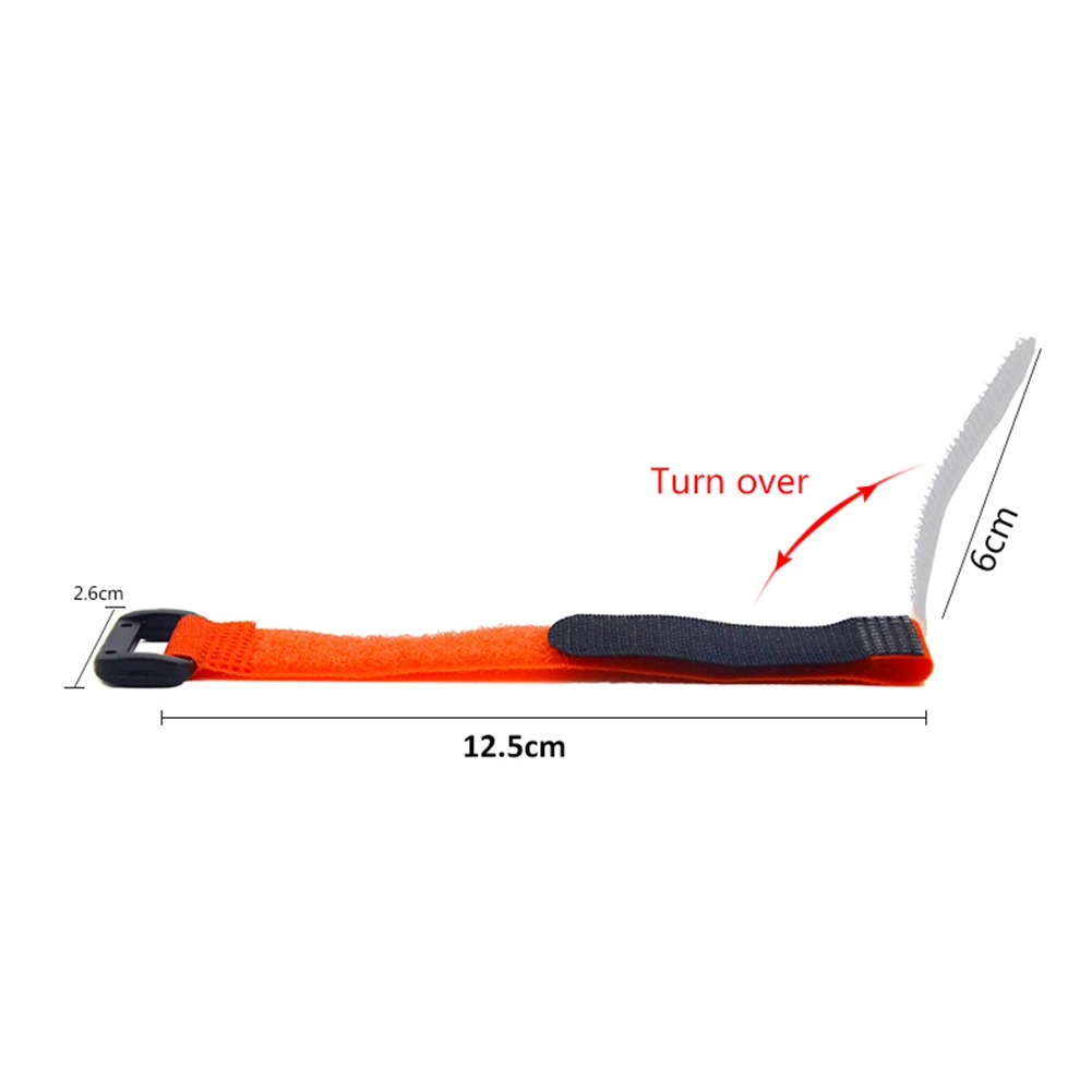 10 Uds. De soporte de amarre para caña de pescar, correa de sujeción, gancho, lazos, cinturón, correas para caña de pescar, cinta mágica, bandas, correa para cinturón - imagen 5