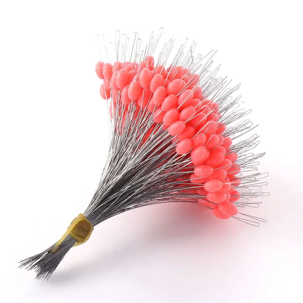 Aparejos de pesca, tapón de goma ovalado transparente, resistencia de sedal, flotador de pesca de frijol espacial de silicona, Bobber de pesca - imagen 3