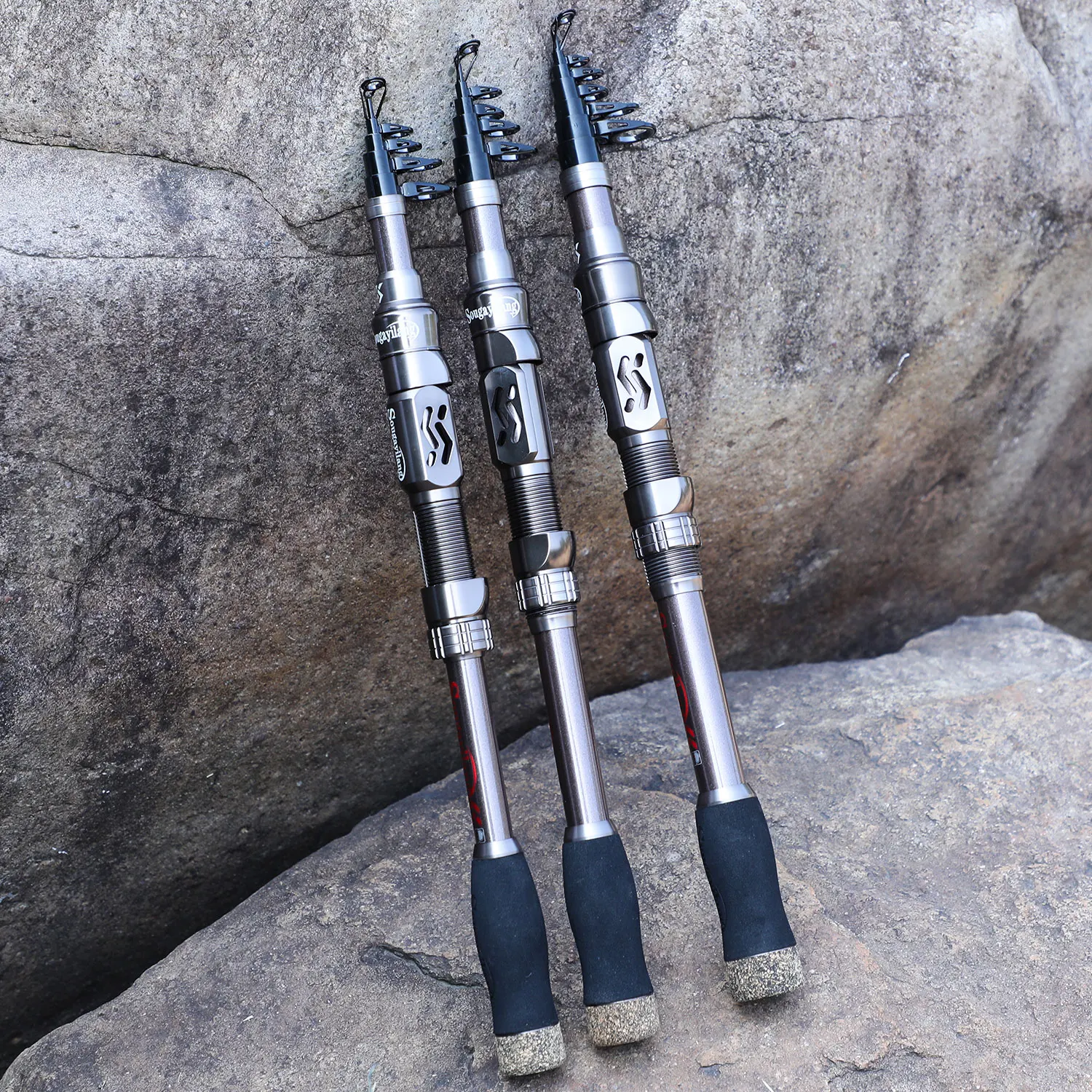 Explore el mundo de la pesca con nuestras cañas de pesca versátiles y duraderas