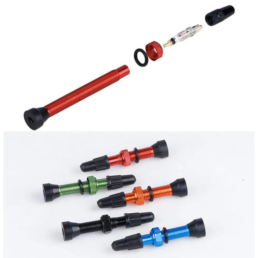 Válvulas Presta de Aluminio – Extensiones de 78 mm y 48 mm para MTB sin cámara - imagen 5