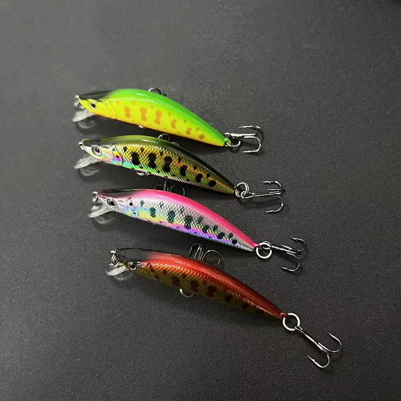 Señuelos de pesca de trucha, 4,5g, 50mm, hundimiento, pececillo, Eden 50S, cebo duro Artificial ABS, pesca de agua dulce, equipo de cebo Twitch - imagen 4
