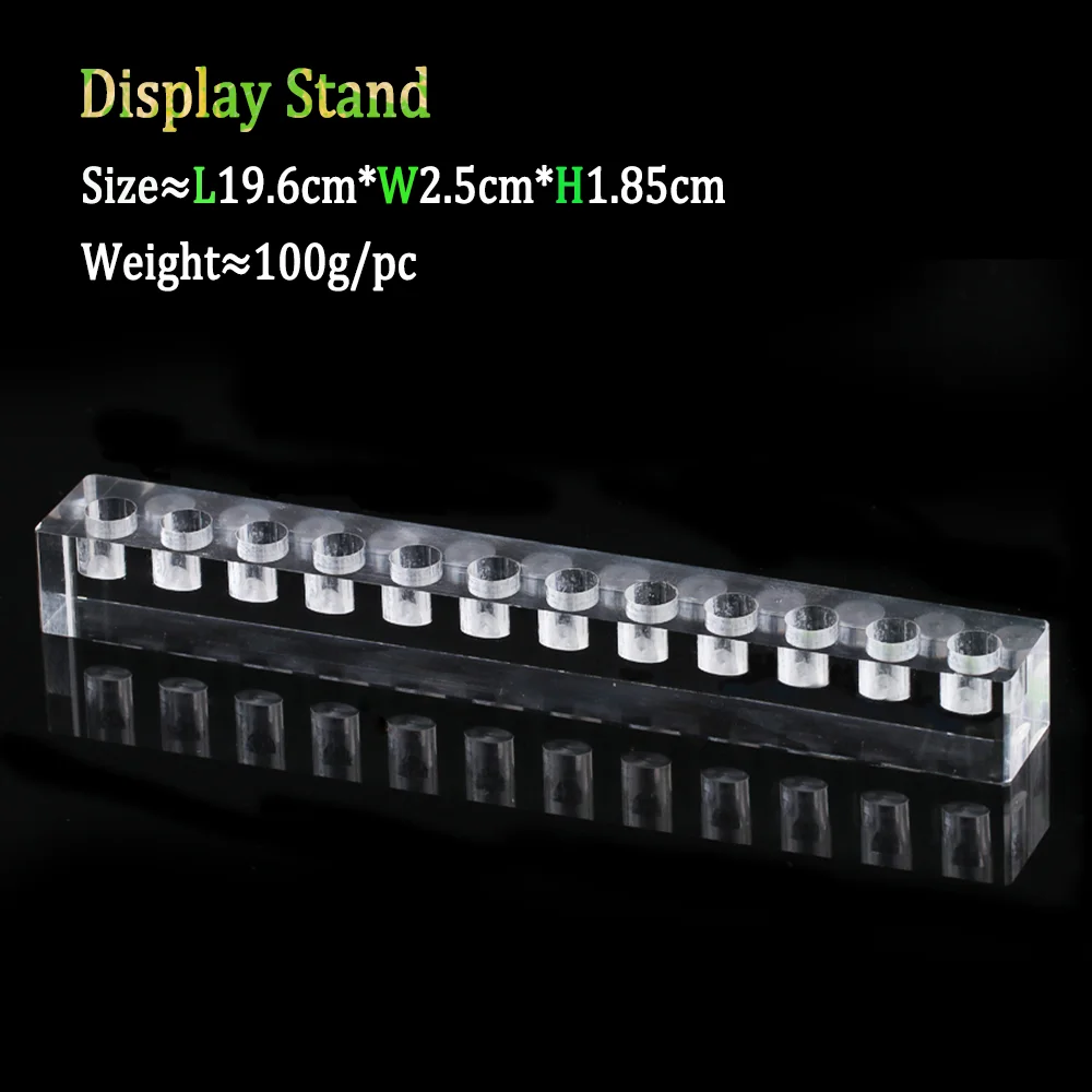 Soporte de exhibición acrílico Wifreo, soporte para moscas de pesca con mosca, soporte para estante, almacenamiento de ninfas, Clips para serpentinas, herramienta de pesca con mosca, aparejos de pesca - imagen 4