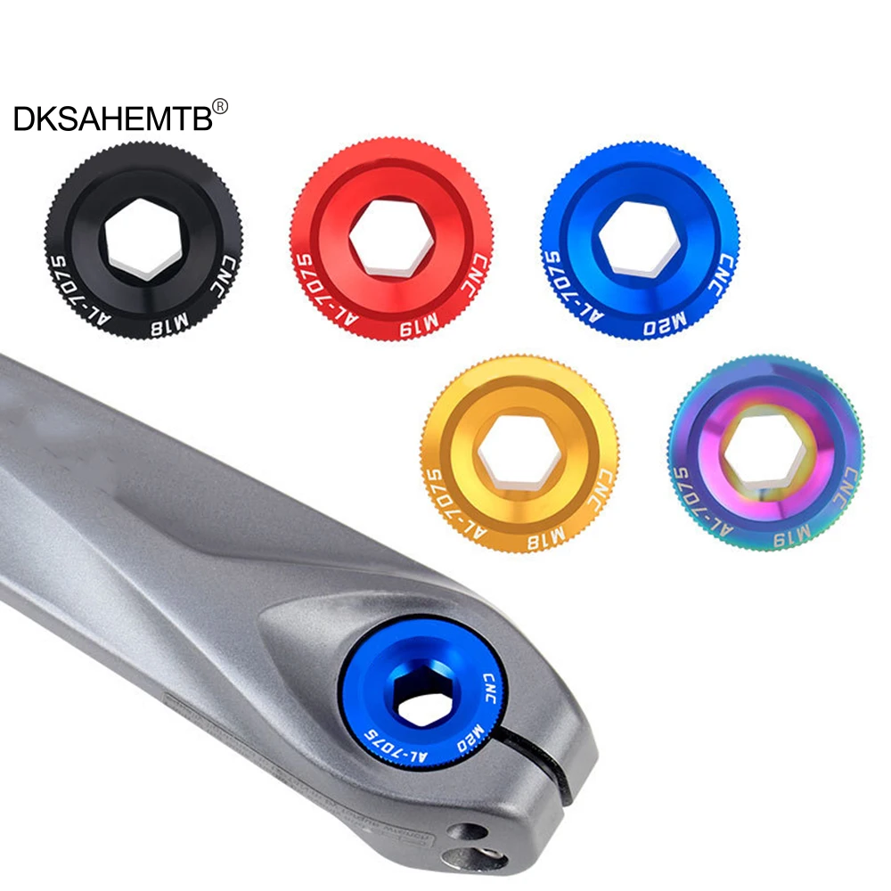 Tornillo de cubierta de bielas MTB M18/M19/M20, aleación de aluminio, soporte inferior de bicicleta, tornillos de juego de bielas CNC, Perno de fijación de brazo de manivela - imagen 3